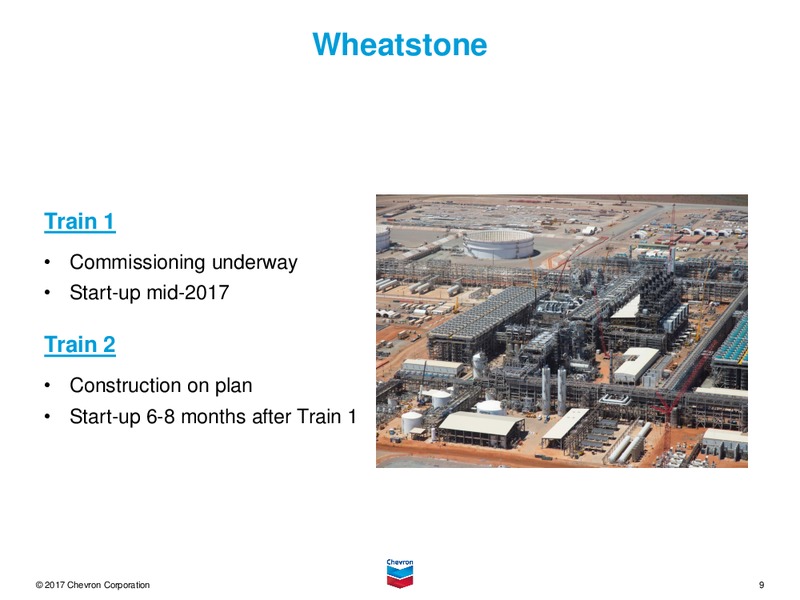 April 2017 First Quarter Conference Call – Chevron Corp – slide 8