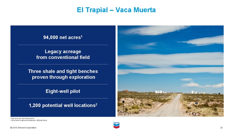 June 2019 Investor Presentation – Chevron Corp – slide 41