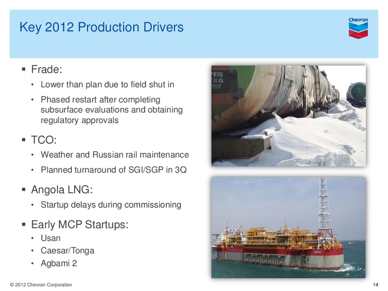 Q2 Earnings Conference Call and Webcast – Chevron Corp – slide 13