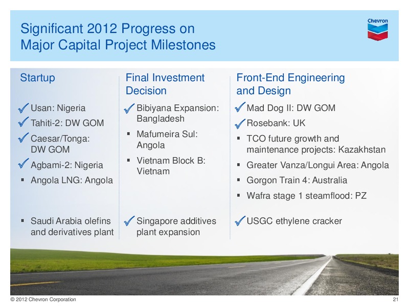 Q2 Earnings Conference Call and Webcast – Chevron Corp – slide 20