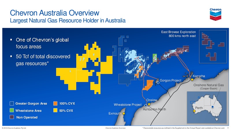 AUGUST 2013 INVESTOR PRESENTATION – Chevron Corp – slide 2