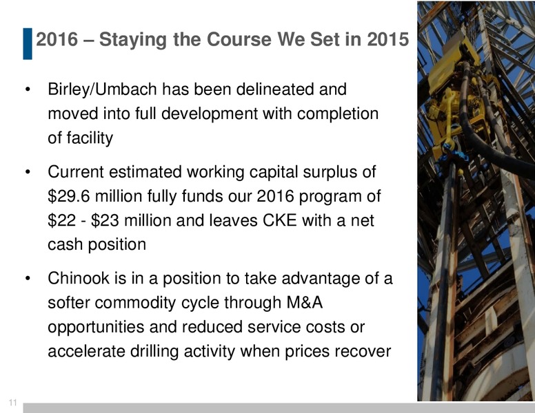 Montney Focused Growth Corporate Presentation – Chinook Energy, Inc. – slide 9
