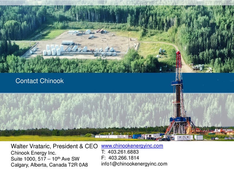 Montney Focused Growth Corporate Presentation – Chinook Energy, Inc. – slide 10