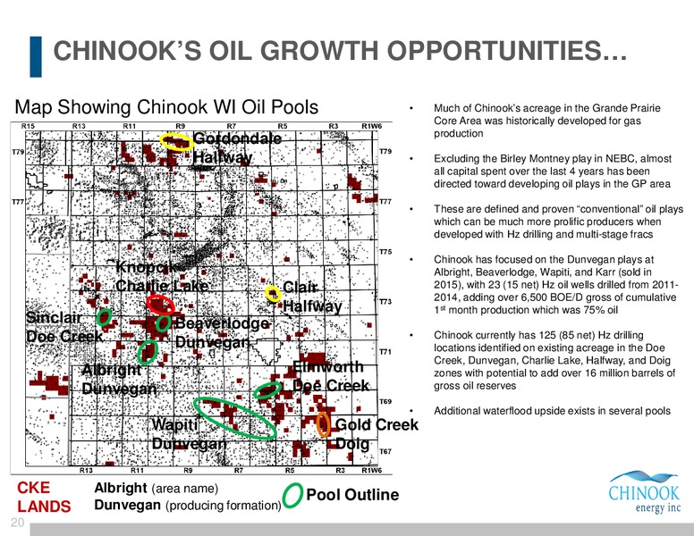 Montney Focused Growth Corporate Presentation – Chinook Energy, Inc. – slide 18