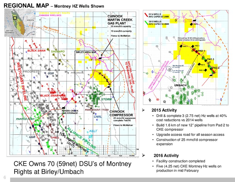 2016 Annual General Meeting Montney Update – Chinook Energy, Inc. – slide 4