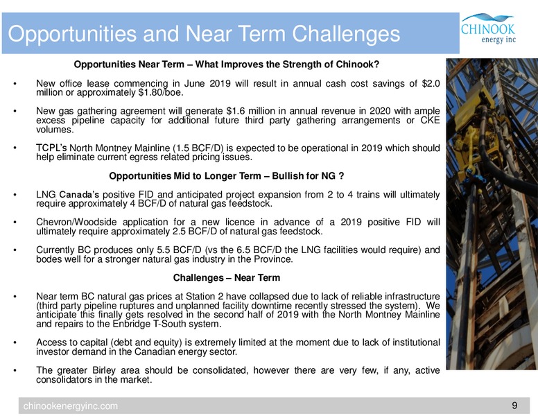 Annual General Meeting Presentation – Chinook Energy, Inc. – slide 6
