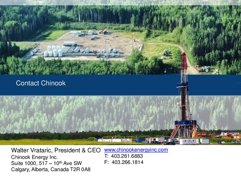 2Q 2019 Earnings Presentation – Chinook Energy, Inc. – slide 17