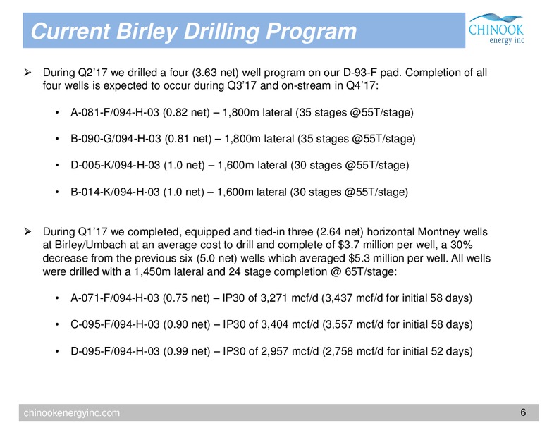 Peters and Co Ltd 2017 Energy Conference – Chinook Energy, Inc. – slide 4