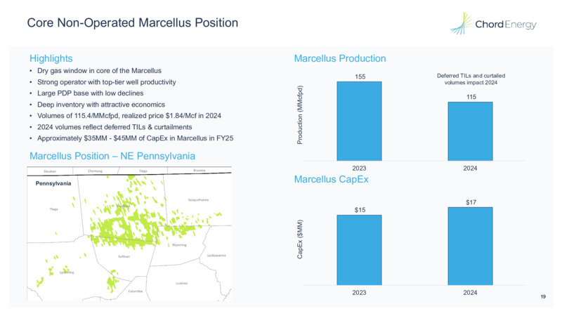 February 2025 Company Presentation – Chord Energy – slide 18