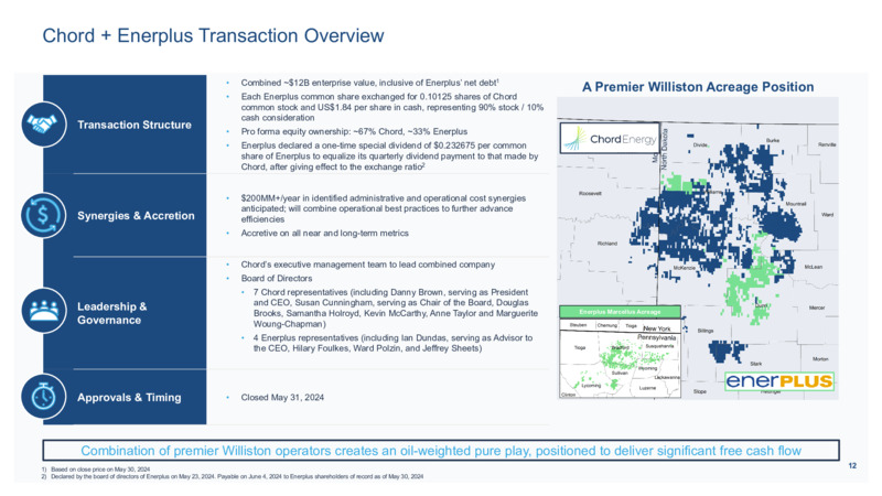 1Q 2025 Earnings Presentation – Chord Energy – slide 11