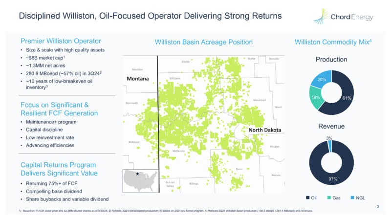 Durable Free Cash Flow Generation with Improving Returns – Chord Energy – slide 2