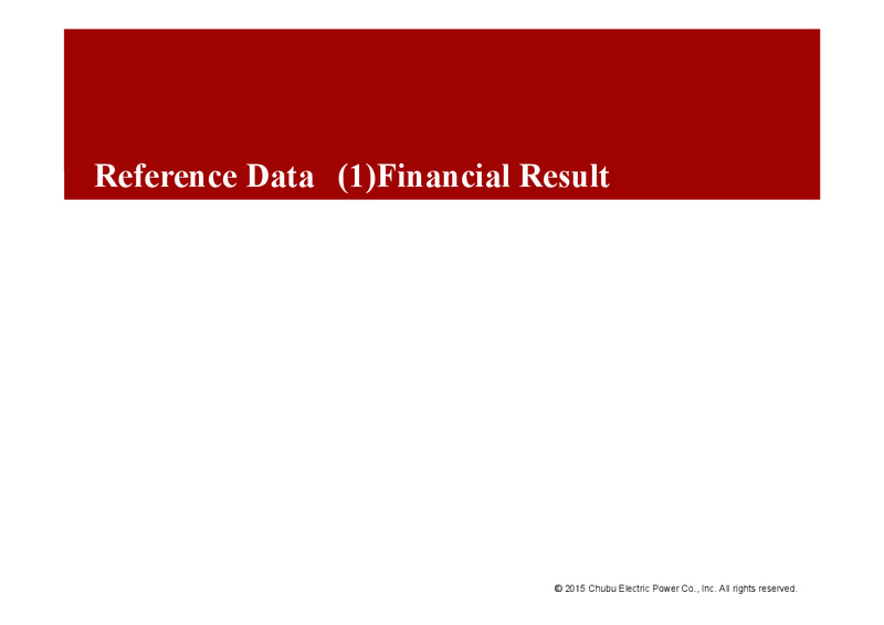 FY 2014 Earnings Call – Chubu Electric Power – slide 20