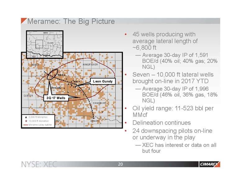 January 2018 Investor Presentation – Cimarex Energy Co. – slide 19