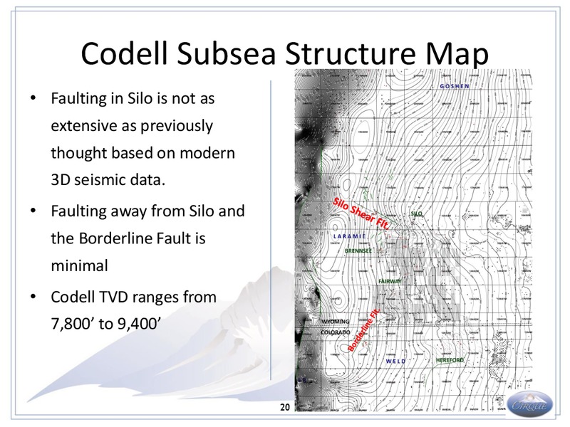 Codell Sandstone Review – Cirque Resources Lp – slide 20