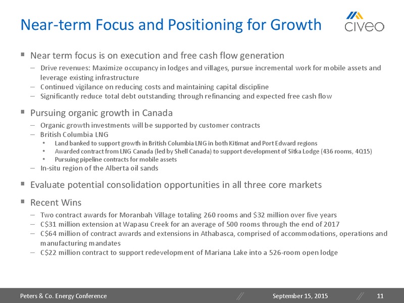 Peters and Co Energy Conference September 2015 – Civeo Corporation – slide 10