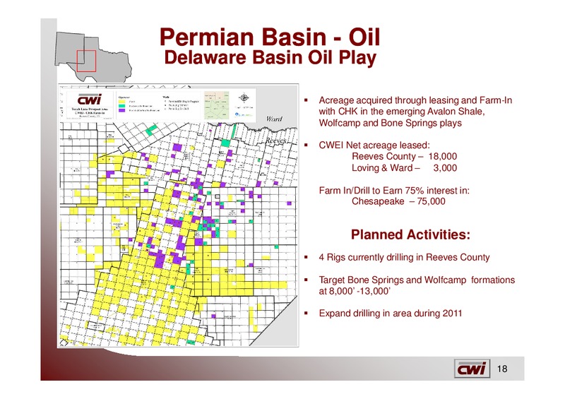 UBS Leveraged Finance Conference – Clayton Williams Energy Inc. – slide 17