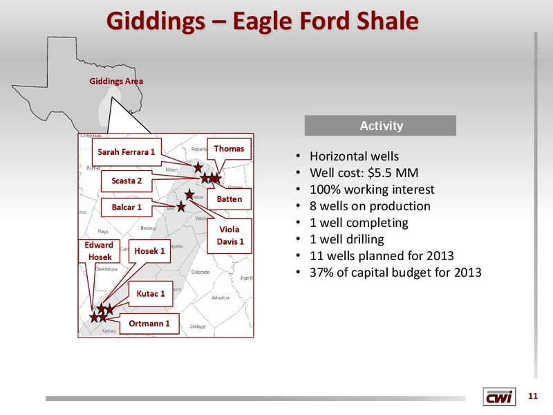 SunTrust Play By Play Oil  Gas Conference – Clayton Williams Energy Inc. – slide 10