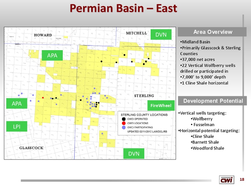 Global Hunter Securities Energy Conference – Clayton Williams Energy Inc. – slide 17