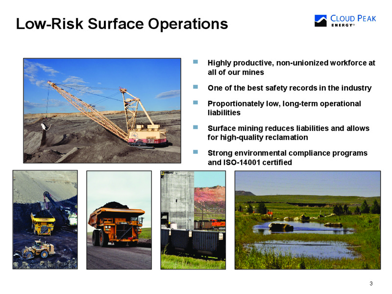 Q2 2015 Earnings Call – Cloud Peak Energy Inc. – slide 3