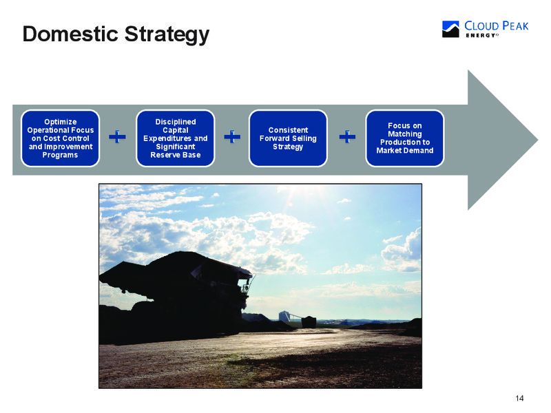 Q2 2015 Earnings Call – Cloud Peak Energy Inc. – slide 14