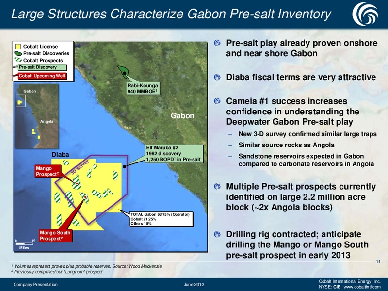 June 2012 Company Presentation – Cobalt International Energy, Inc. – slide 10
