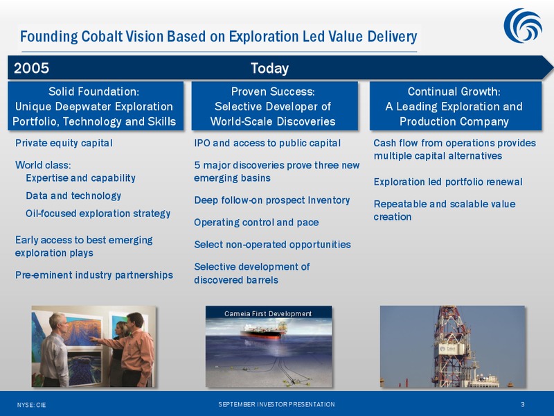 Exploration Led Long Term Value Delivery – Cobalt International Energy, Inc. – slide 2