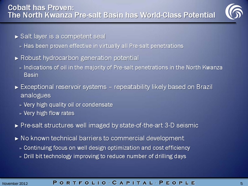 November 2012 Investor Presentation – Cobalt International Energy, Inc. – slide 4