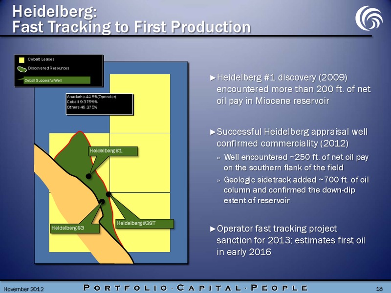 November 2012 Investor Presentation – Cobalt International Energy, Inc. – slide 17