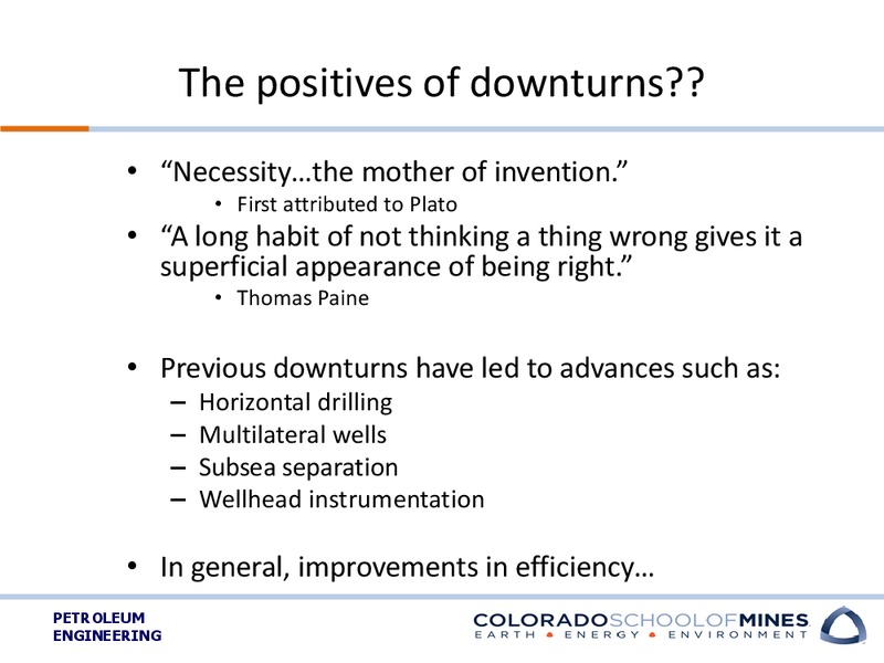 Enercom Conference – Colorado School of Mines – slide 14