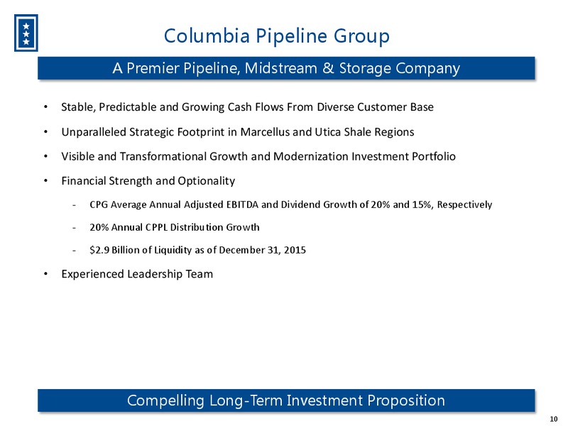 Q4 2015 Earnings Call – Columbia Pipeline Partners Lp – slide 9