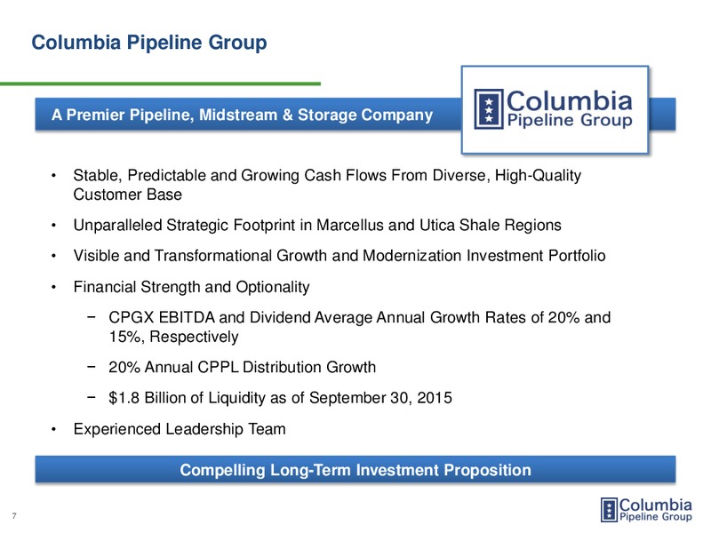 Q3 2015 Earnings – Columbia Pipeline Partners Lp – slide 6