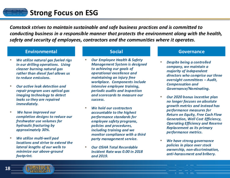 January 2021 Investor Presentation – Comstock Resources Inc. – slide 17