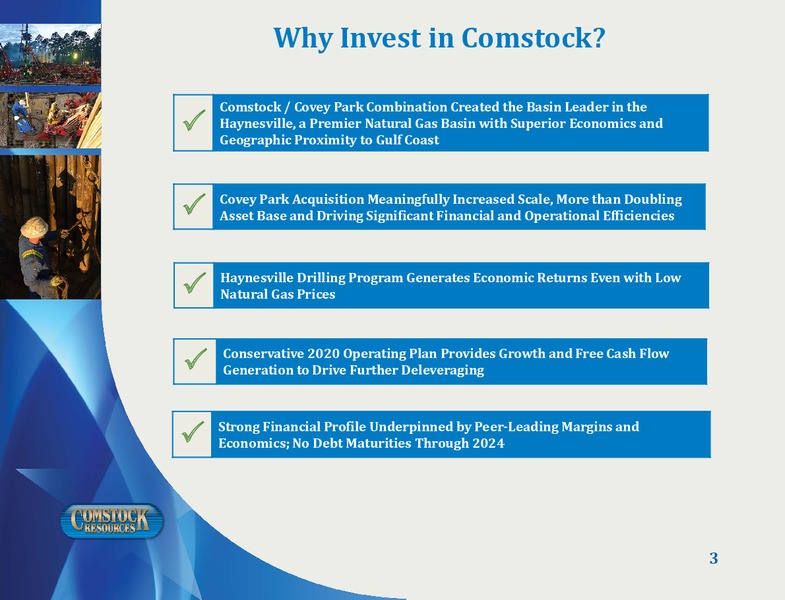 January 2020 Investor Presentation – Comstock Resources Inc. – slide 2