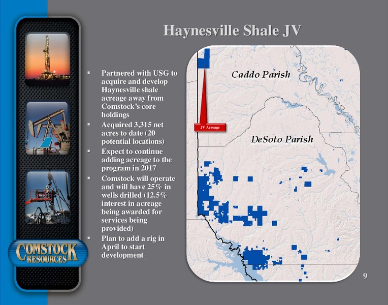 January 2017 Corporate Update – Comstock Resources Inc. – slide 8