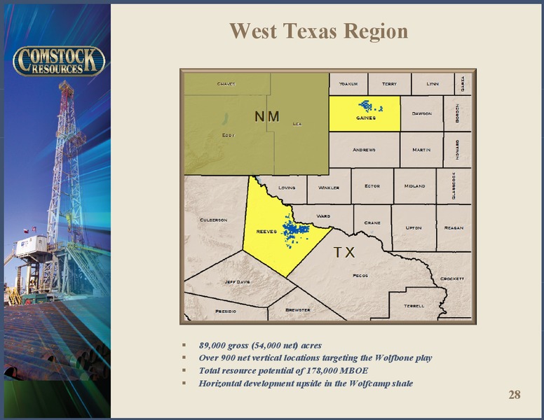 Q4 2012 Earnings – Comstock Resources Inc. – slide 27