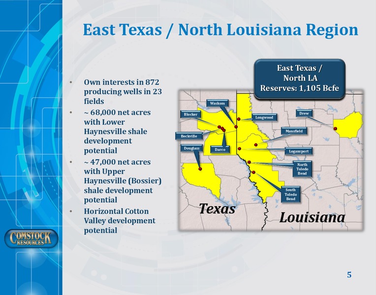February 2018 Investor Presentation – Comstock Resources Inc. – slide 4