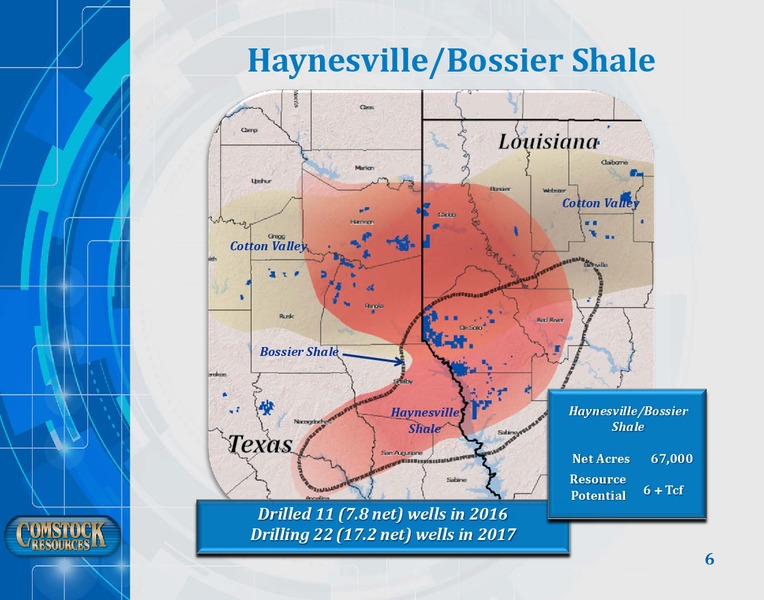Investor Presentation   March 2017 – Comstock Resources Inc. – slide 5