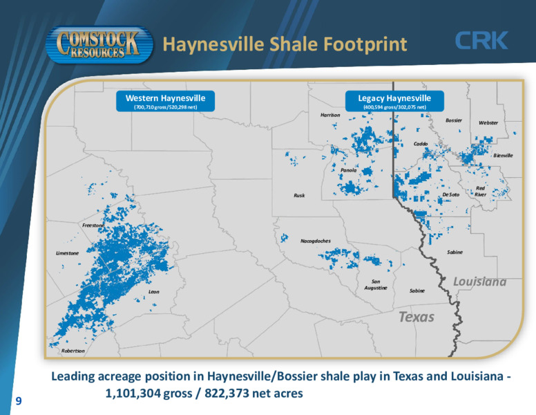 1Q 2025 Results – Comstock Resources Inc. – slide 8
