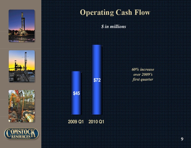 Q1 2010 Earnings Call – Comstock Resources Inc. – slide 8