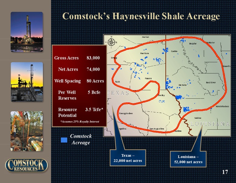 Q1 2010 Earnings Call – Comstock Resources Inc. – slide 16