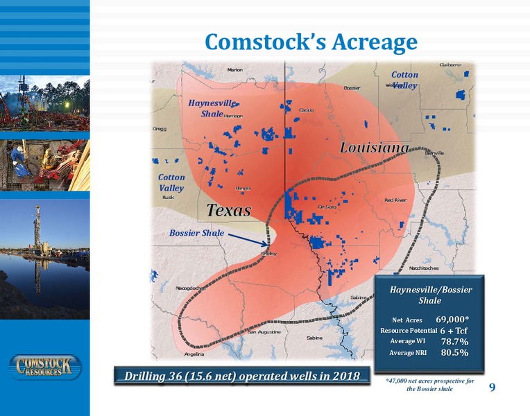 May 2018 Investor Presentation – Comstock Resources Inc. – slide 8