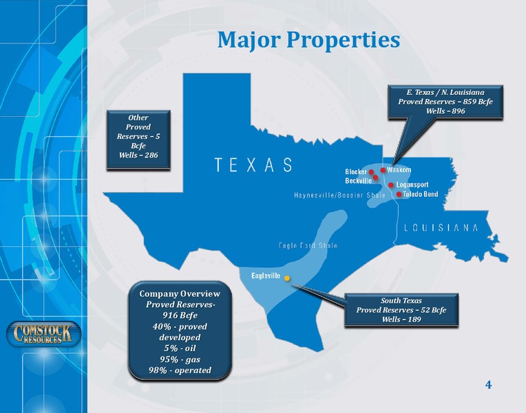 June 2017 Corporate Presentation – Comstock Resources Inc. – slide 3
