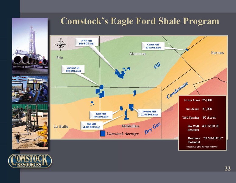 Q2 2011 Earnings – Comstock Resources Inc. – slide 21
