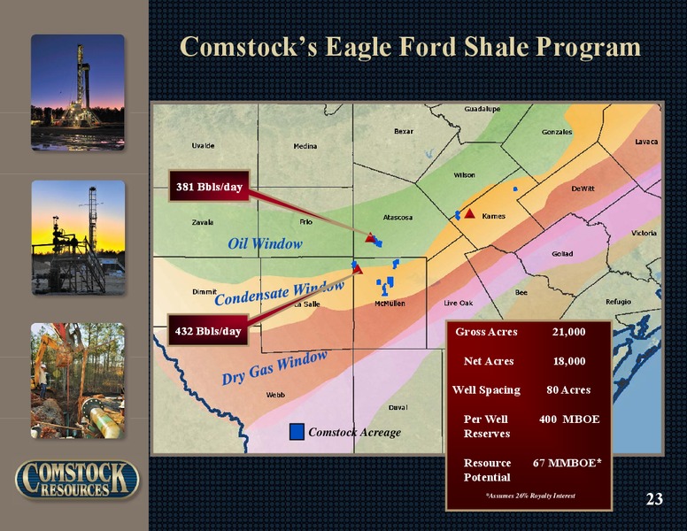 Q4 2010 Earnings – Comstock Resources Inc. – slide 22