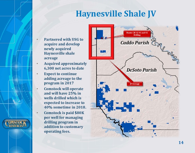 September 2017 Corporate Presentation – Comstock Resources Inc. – slide 13