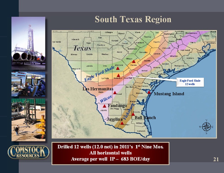 Q3 2011 Earnings – Comstock Resources Inc. – slide 20