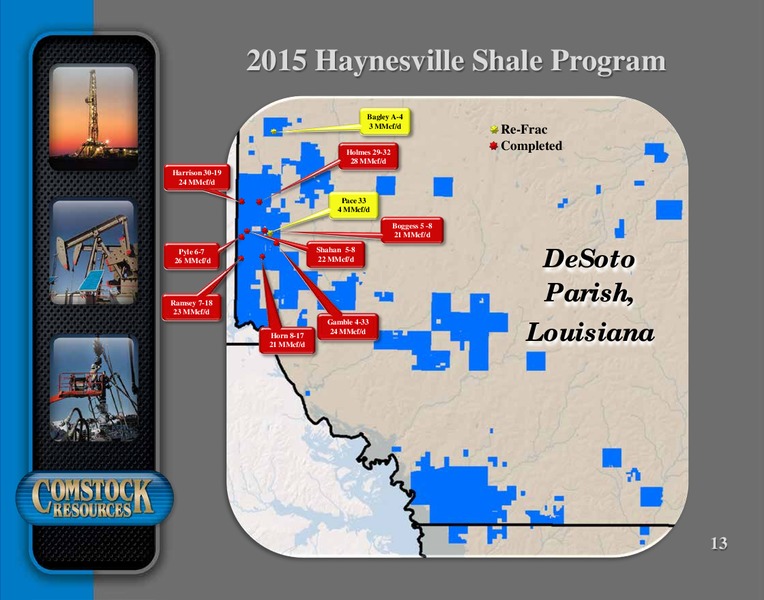 3Q 2015 Results – Comstock Resources Inc. – slide 12