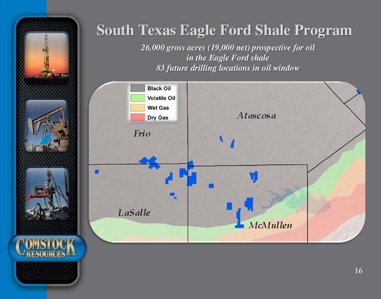 Q3 2016 Conference Presentation – Comstock Resources Inc. – slide 15