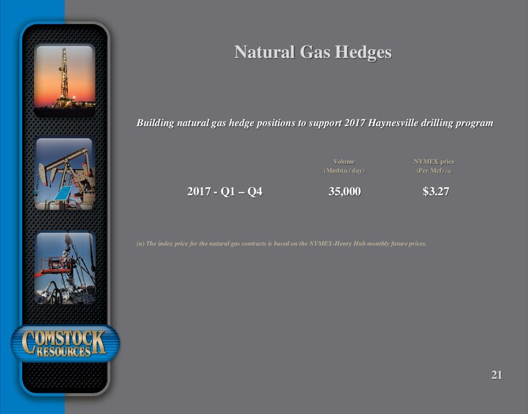 Q3 2016 Conference Presentation – Comstock Resources Inc. – slide 20