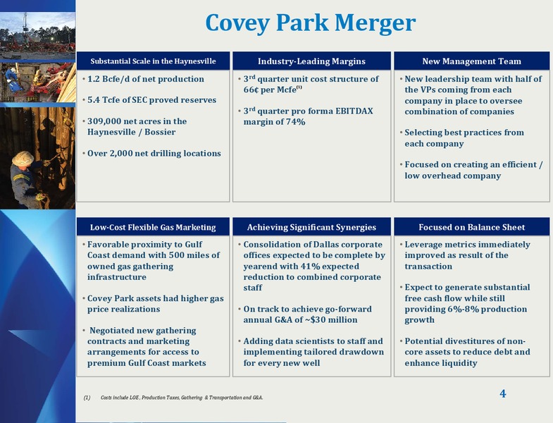 DECEMBER 2019 INVESTOR PRESENTATION – Comstock Resources Inc. – slide 3